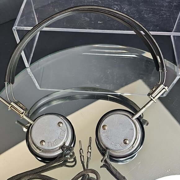 Vintage American Bell "The Rex" Headphones Head Phones Good Condition Untested - Picture 1 of 11